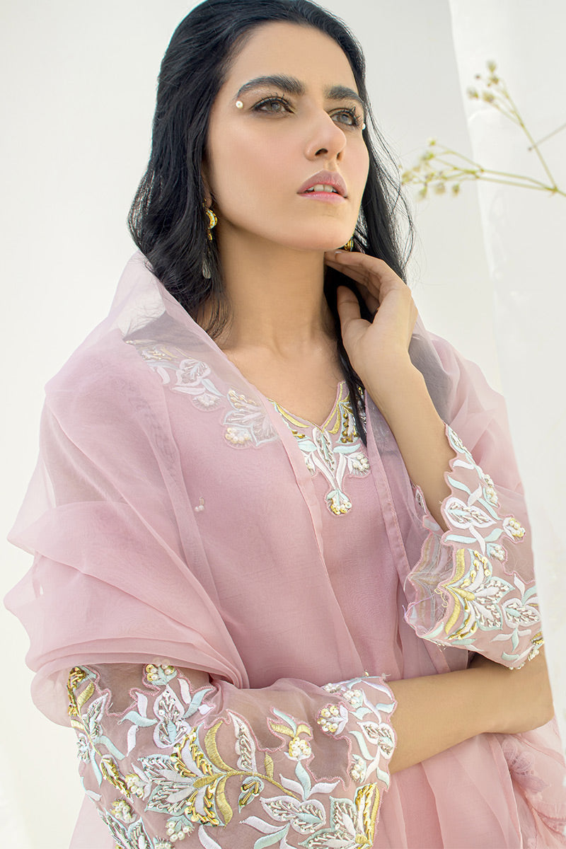 Fatima Khan | Luxury Pret 24 | DUSTY RESE by Fatima Khan - Designer Dress - Type: Luxury - Available at Libayah - 100% Original