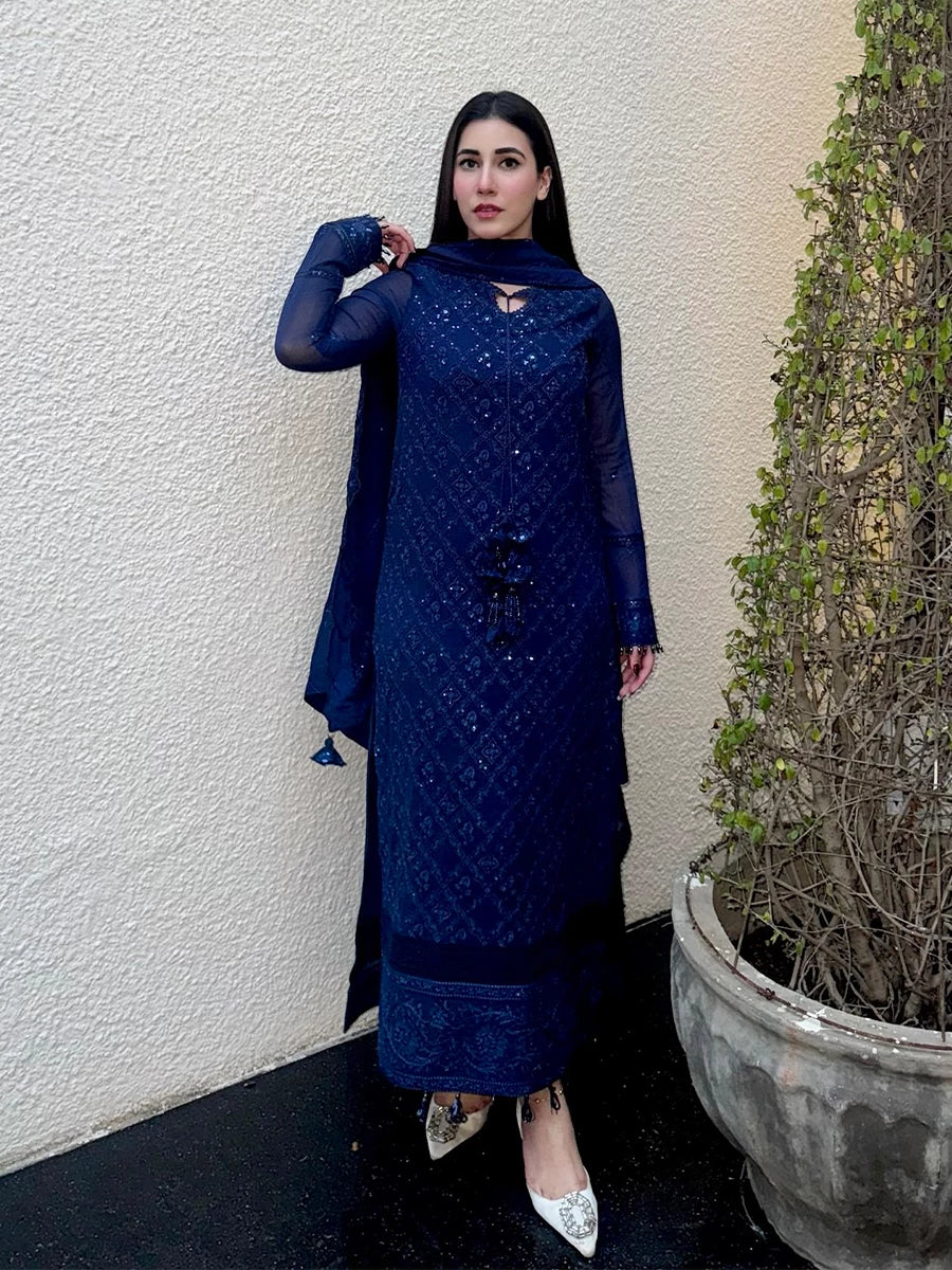 Salitex | Signature Festive Chiffon | SUNS7CH042UT by Salitex - Designer Dress - Type: Ladies Clothes - Available at Libayah - 100% Original