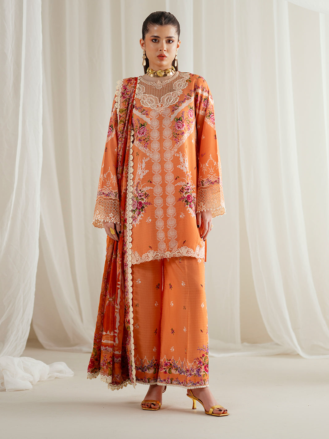 Bin Ilyas | Eres Bonita Viscose 25 | 1101-A by Bin Ilyas - Designer Dress  - Type : Ladies Clothes - Available at Libayah - 100% Original 