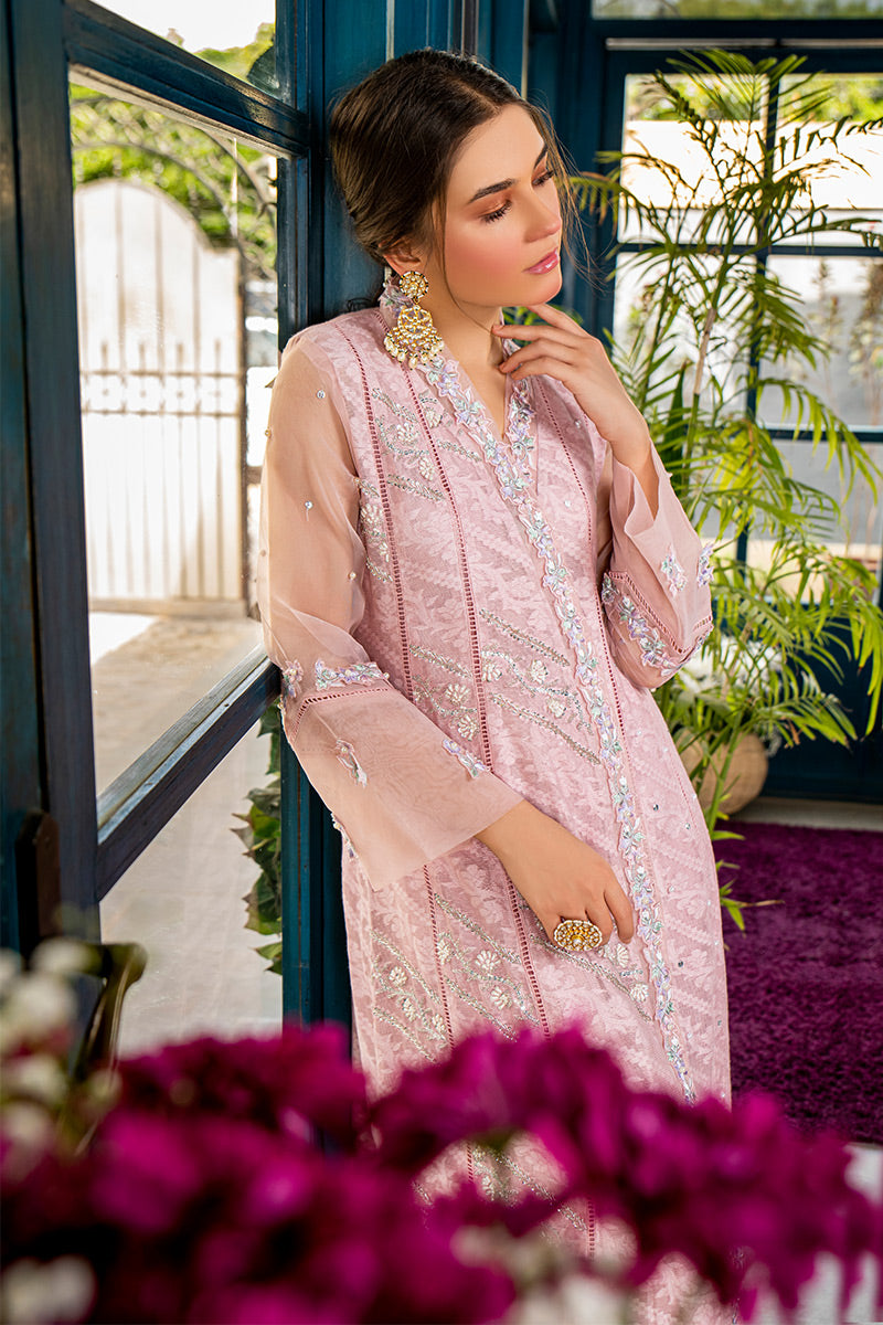 Fatima Khan | Luxury Pret 24 | COSMIC PINK by Fatima Khan - Designer Dress - Type: Luxury - Available at Libayah - 100% Original