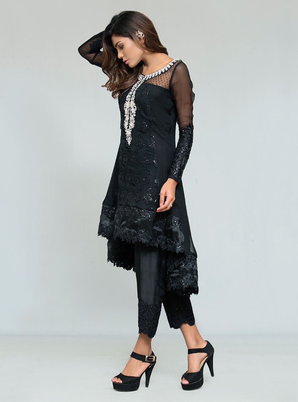 Zainab Chottani | Semi Formals | DARK TALES by Zainab Chottani - Designer Dress - Type: Ladies Clothes - Available at Libayah - 100% Original