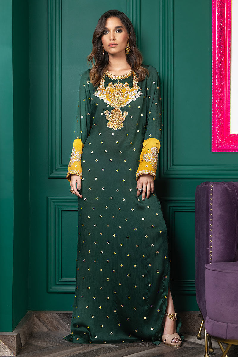 Wardha Saleem | Luxury Pret Fusion Wear | WS22-034 by Wardha Saleem - Designer Dress - Type: Ladies Clothes - Available at Libayah - 100% Original