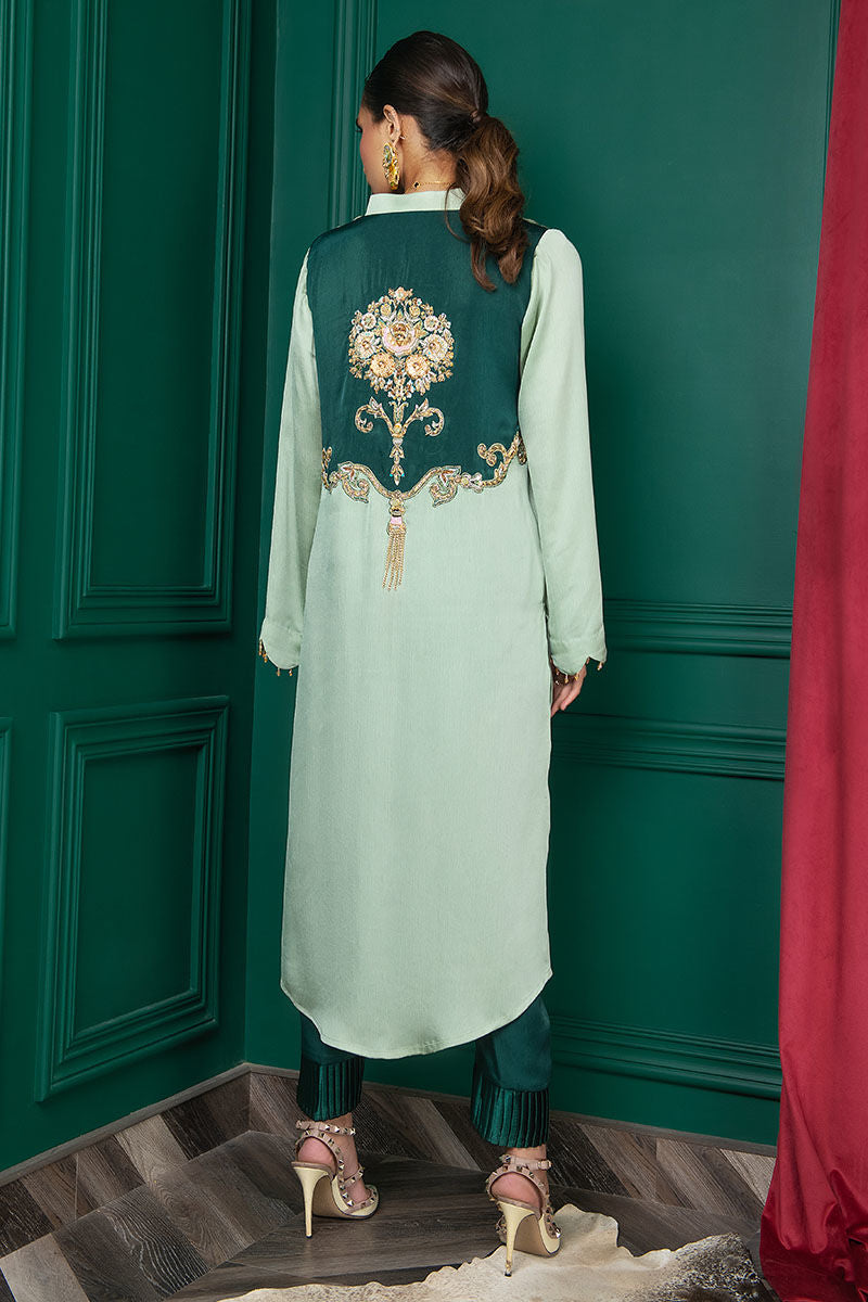 Wardha Saleem | Luxury Pret Fusion Wear | WS22-028 by Wardha Saleem - Designer Dress - Type: Ladies Clothes - Available at Libayah - 100% Original
