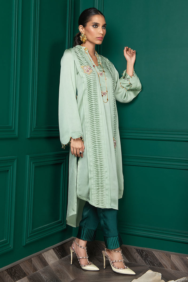 Wardha Saleem | Luxury Pret Fusion Wear | WS22-028 by Wardha Saleem - Designer Dress - Type: Ladies Clothes - Available at Libayah - 100% Original