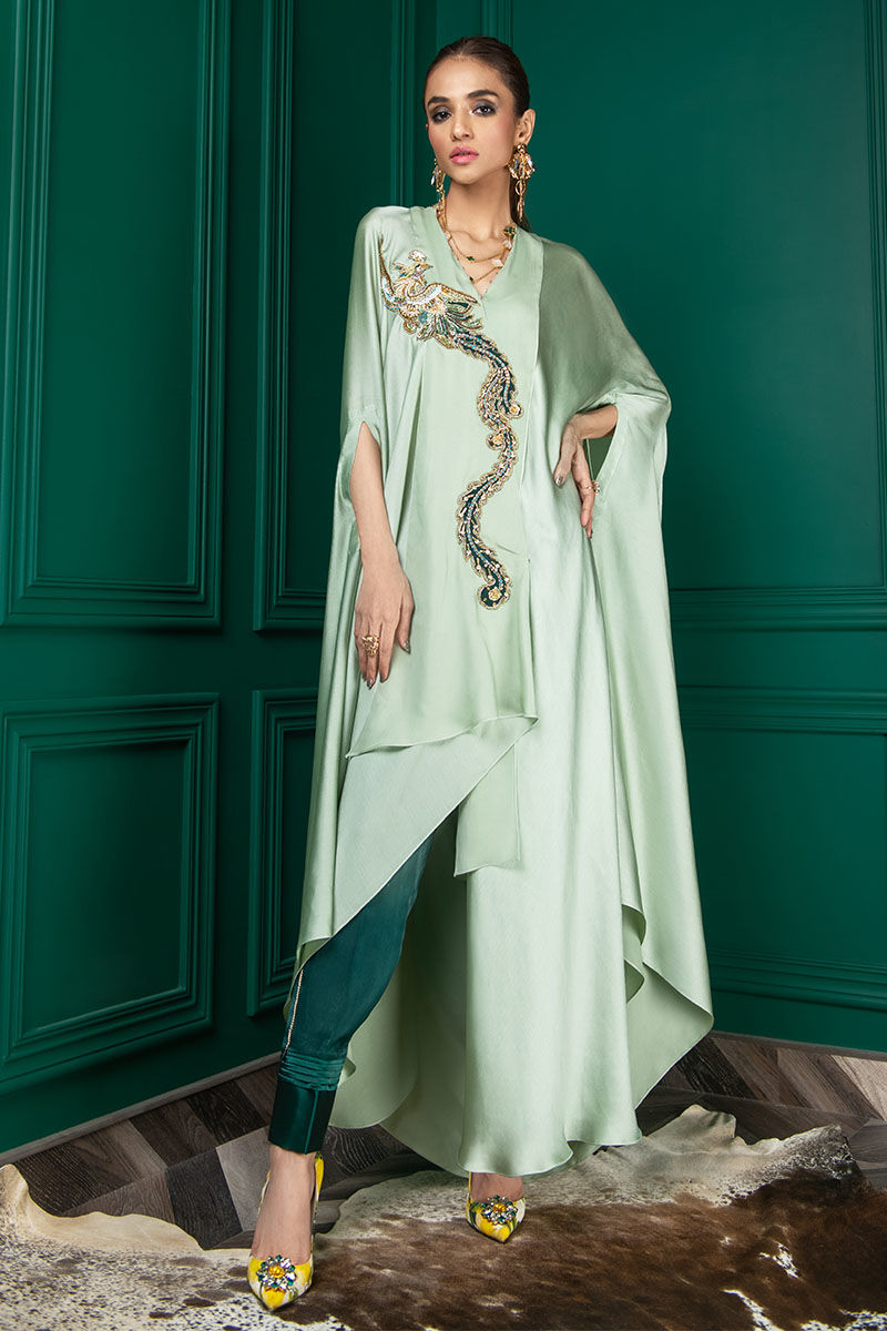 Wardha Saleem | Luxury Pret Fusion Wear | WS22-018 by Wardha Saleem - Designer Dress - Type: Ladies Clothes - Available at Libayah - 100% Original