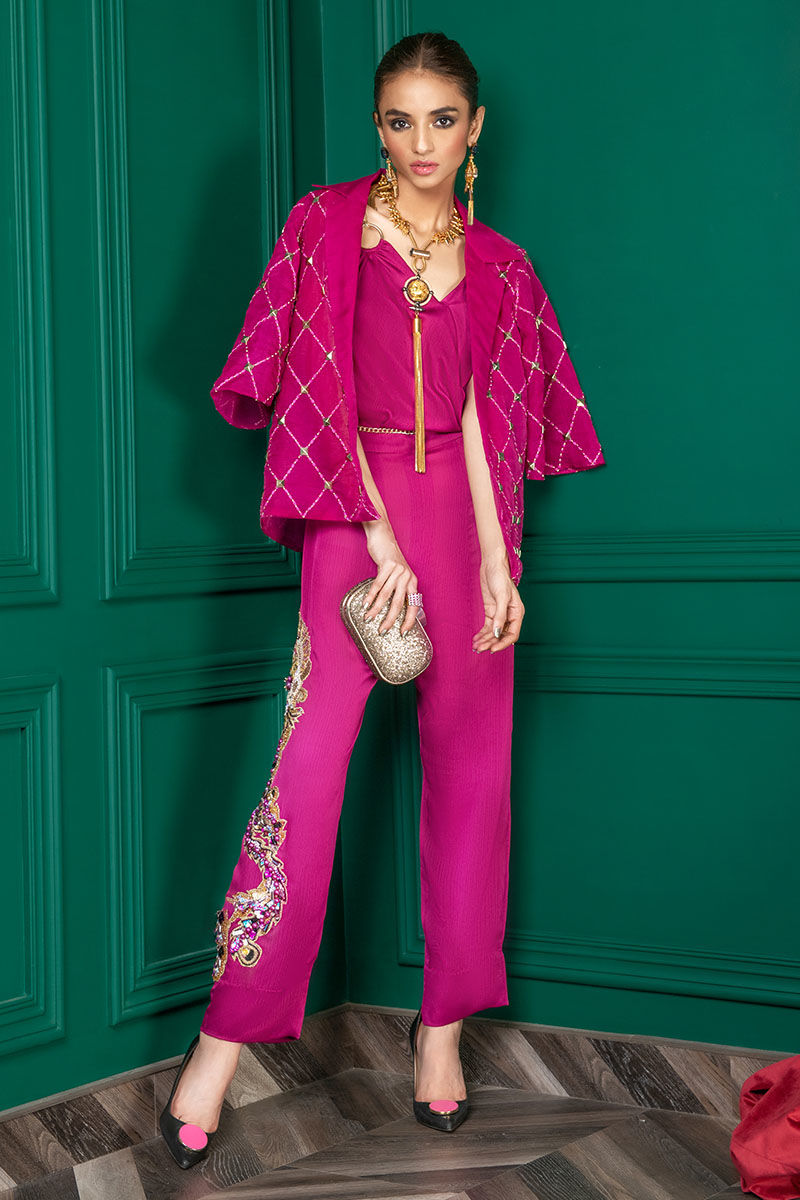 Wardha Saleem | Luxury Pret Fusion Wear | WS22-027 by Wardha Saleem - Designer Dress - Type: Ladies Clothes - Available at Libayah - 100% Original