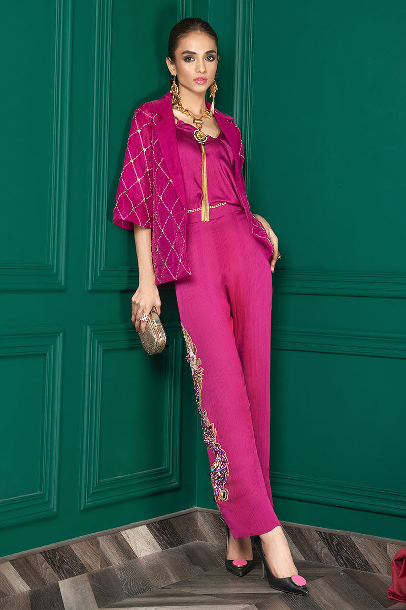 Wardha Saleem | Luxury Pret Fusion Wear | WS22-027 by Wardha Saleem - Designer Dress - Type: Ladies Clothes - Available at Libayah - 100% Original