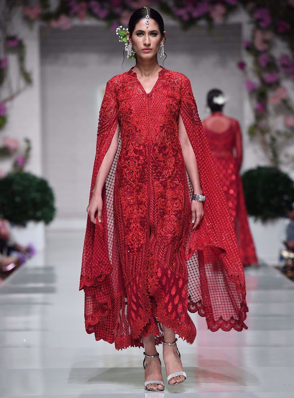 Zainab Chottani | Semi Formals | AUBURN PATINA by Zainab Chottani - Designer Dress - Type: Ladies Clothes - Available at Libayah - 100% Original