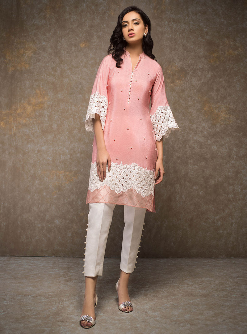 Zainab Chottani | Casual Pret | PEARL BLUSH by Zainab Chottani - Designer Dress - Type: Casuals - Available at Libayah - 100% Original