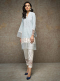 Zainab Chottani | Casual Pret | CLOUDY BLUE by Zainab Chottani - Designer Dress - Type: Casuals - Available at Libayah - 100% Original