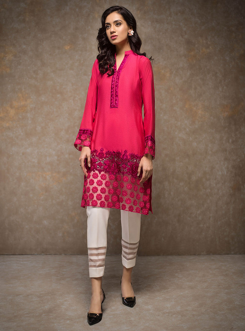 Zainab Chottani | Casual Pret | FUSCHIA FANTASY by Zainab Chottani - Designer Dress - Type: Casuals - Available at Libayah - 100% Original