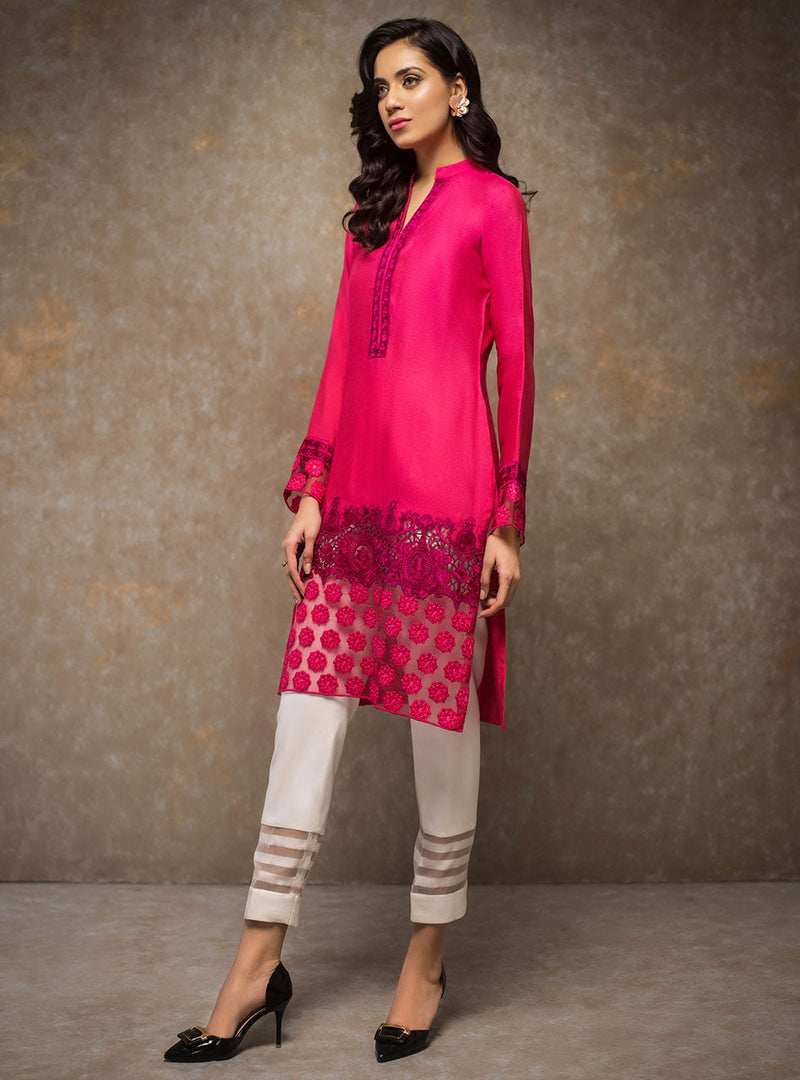 Zainab Chottani | Casual Pret | FUSCHIA FANTASY by Zainab Chottani - Designer Dress - Type: Casuals - Available at Libayah - 100% Original