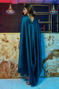 Wardha Saleem | Luxury Pret Fusion Wear | MIDNIGHT FORMAL DRAPE by Wardha Saleem - Designer Dress - Type: Ladies Clothes - Available at Libayah - 100% Original
