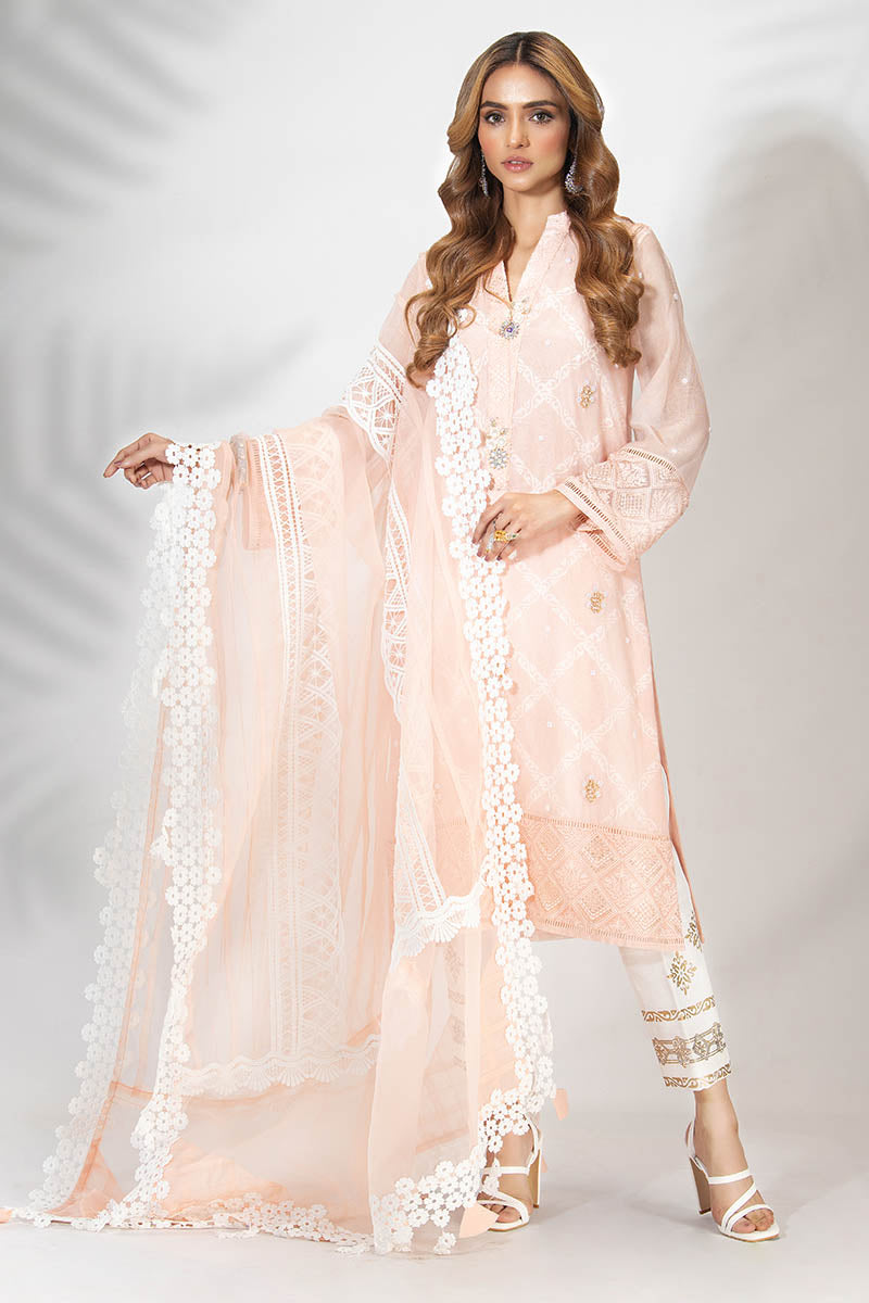 Fatima Khan | Luxury Pret 24 | OYESTER PINK by Fatima Khan - Designer Dress - Type: Luxury - Available at Libayah - 100% Original
