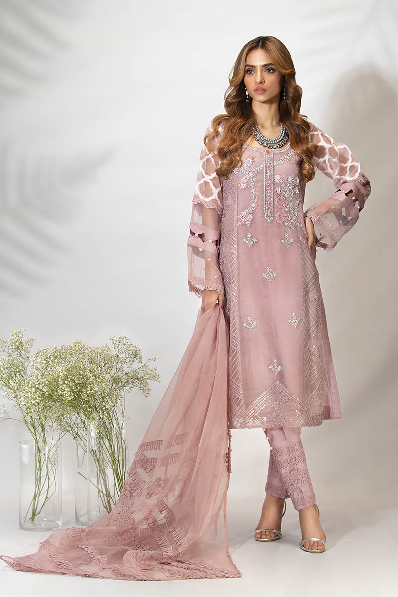 Fatima Khan | Best Sellers 24 | OPERA MAUVE by Fatima Khan - Designer Dress - Type: Luxury - Available at Libayah - 100% Original