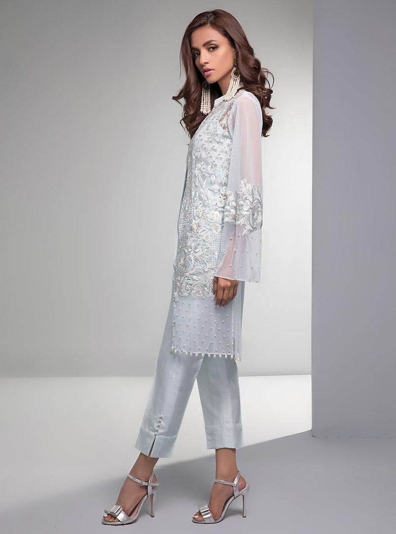 Zainab Chottani | Luxury Pret | BEACH BLUE by Zainab Chottani - Designer Dress - Type: Ladies Clothes - Available at Libayah - 100% Original