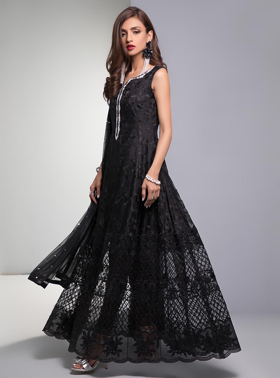 Zainab Chottani | Luxury Pret | BLACK DOVE by Zainab Chottani - Designer Dress - Type: Ladies Clothes - Available at Libayah - 100% Original