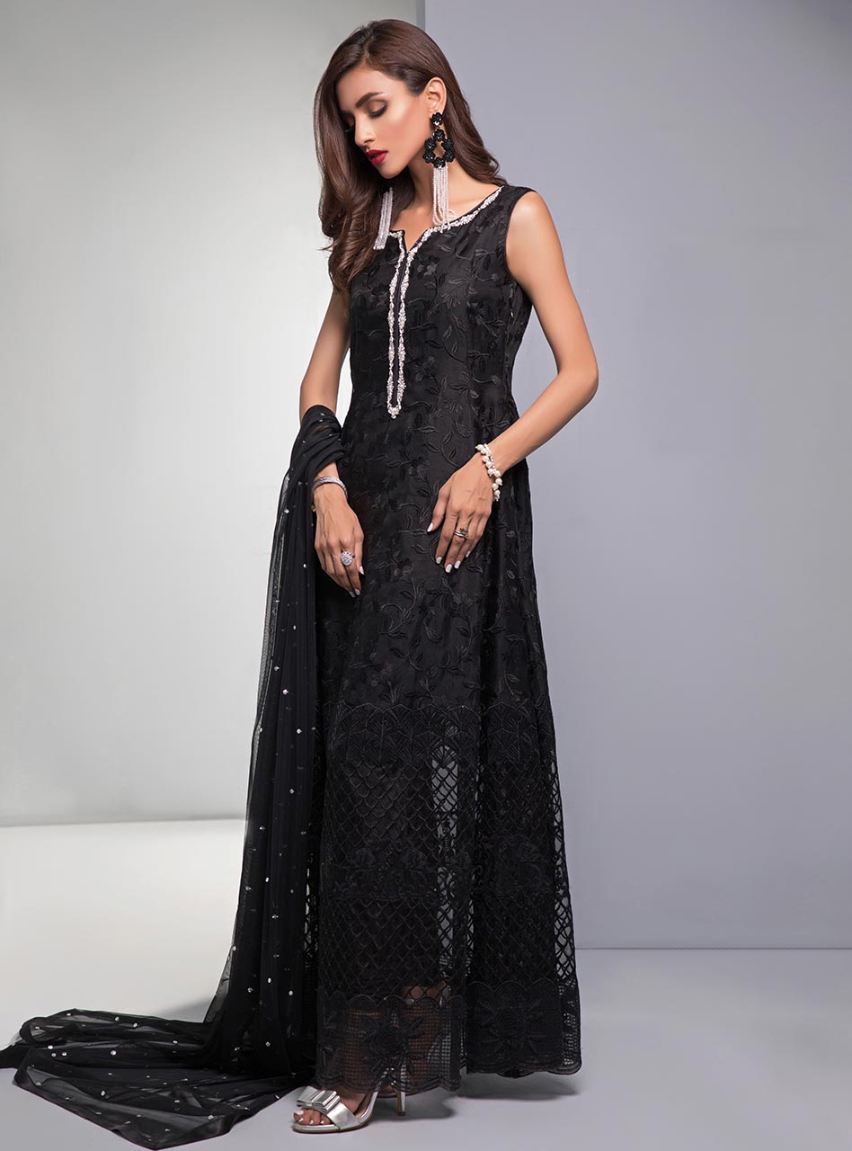 Zainab Chottani | Luxury Pret | BLACK DOVE by Zainab Chottani - Designer Dress - Type: Ladies Clothes - Available at Libayah - 100% Original