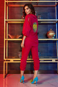 Wardha Saleem | Luxury Pret Fusion Wear | GOSSIP GIRL HOT PINK CO-ORD SET by Wardha Saleem - Designer Dress - Type: Ladies Clothes - Available at Libayah - 100% Original