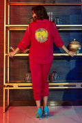 Wardha Saleem | Luxury Pret Fusion Wear | GOSSIP GIRL HOT PINK CO-ORD SET by Wardha Saleem - Designer Dress - Type: Ladies Clothes - Available at Libayah - 100% Original
