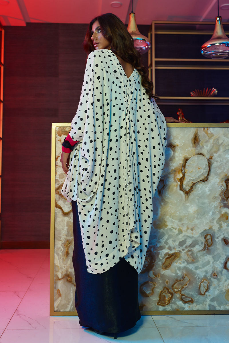 Wardha Saleem | Luxury Pret Fusion Wear | HOT SPOT 3PC FORMAL DRAPE by Wardha Saleem - Designer Dress - Type: Ladies Clothes - Available at Libayah - 100% Original