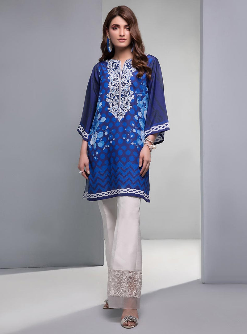 Zainab Chottani | Casual Pret | NAVY TWILIGHT by Zainab Chottani - Designer Dress - Type: Casuals - Available at Libayah - 100% Original
