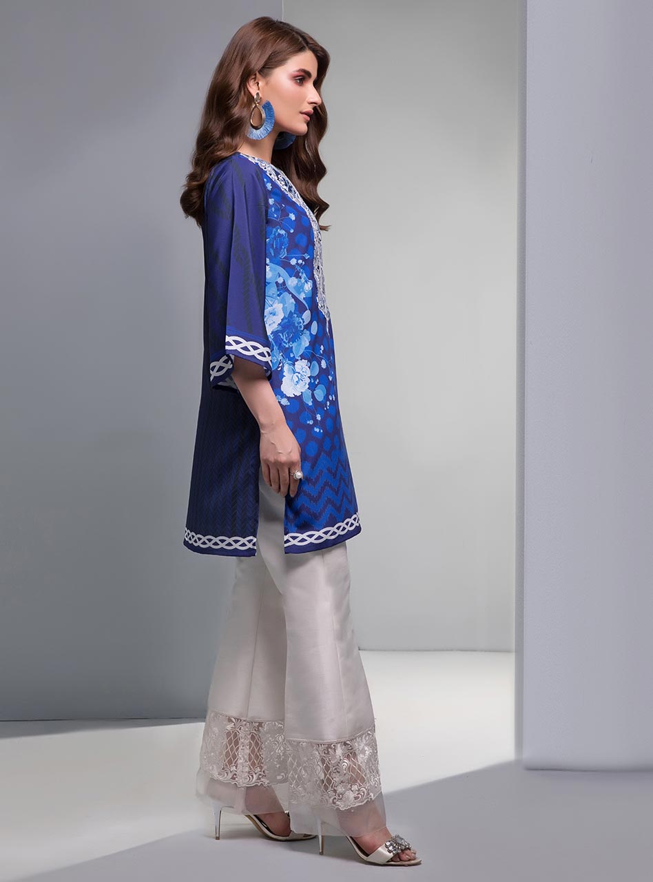Zainab Chottani | Casual Pret | NAVY TWILIGHT by Zainab Chottani - Designer Dress - Type: Casuals - Available at Libayah - 100% Original