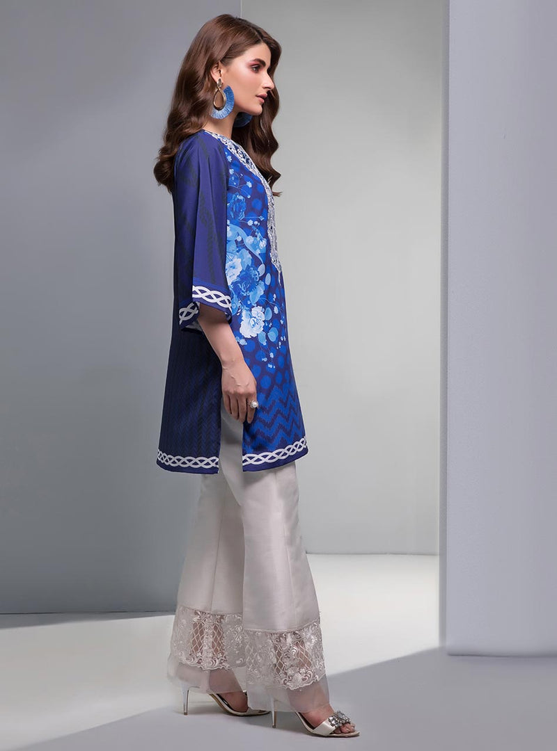 Zainab Chottani | Casual Pret | NAVY TWILIGHT by Zainab Chottani - Designer Dress - Type: Casuals - Available at Libayah - 100% Original
