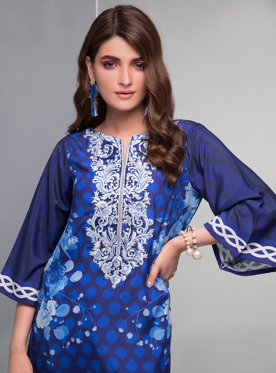 Zainab Chottani | Casual Pret | NAVY TWILIGHT by Zainab Chottani - Designer Dress - Type: Casuals - Available at Libayah - 100% Original