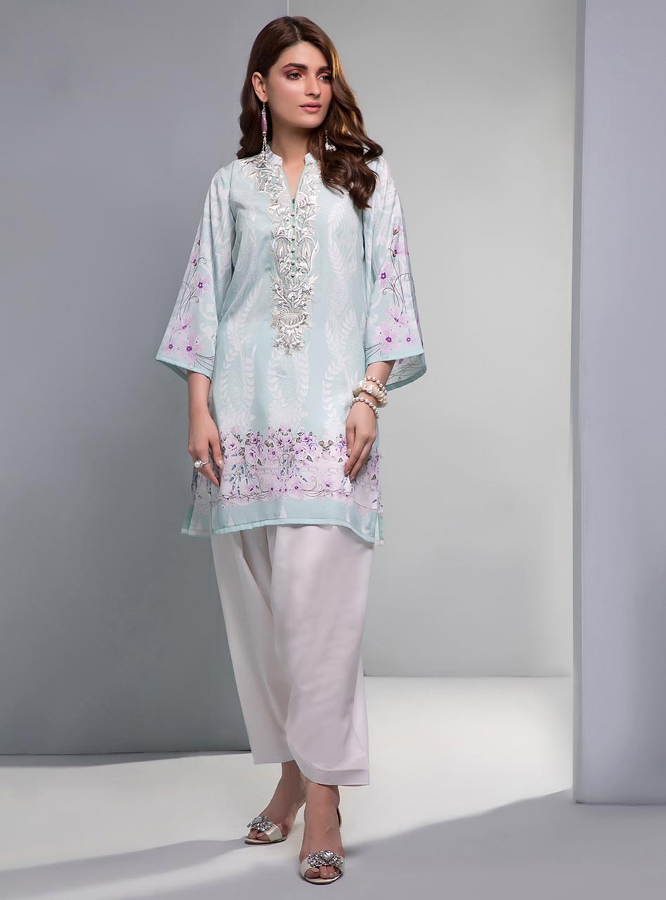 Zainab Chottani | Casual Pret | MINT FROST by Zainab Chottani - Designer Dress - Type: Casuals - Available at Libayah - 100% Original