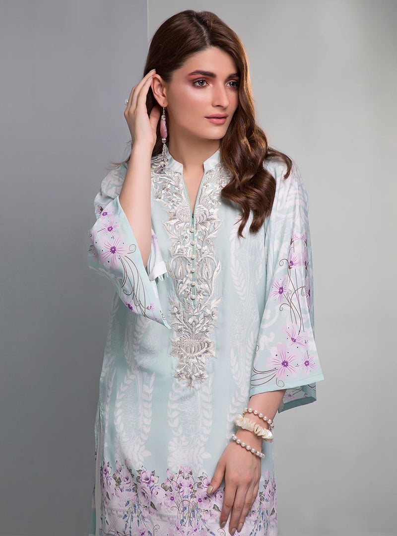 Zainab Chottani | Casual Pret | MINT FROST by Zainab Chottani - Designer Dress - Type: Casuals - Available at Libayah - 100% Original