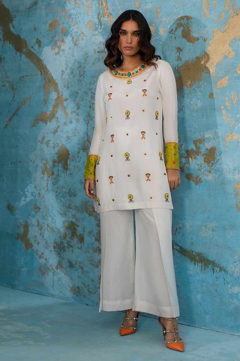 Wardha Saleem | Luxury Pret Fusion Wear | CALL ME NEON by Wardha Saleem - Designer Dress - Type: Ladies Clothes - Available at Libayah - 100% Original