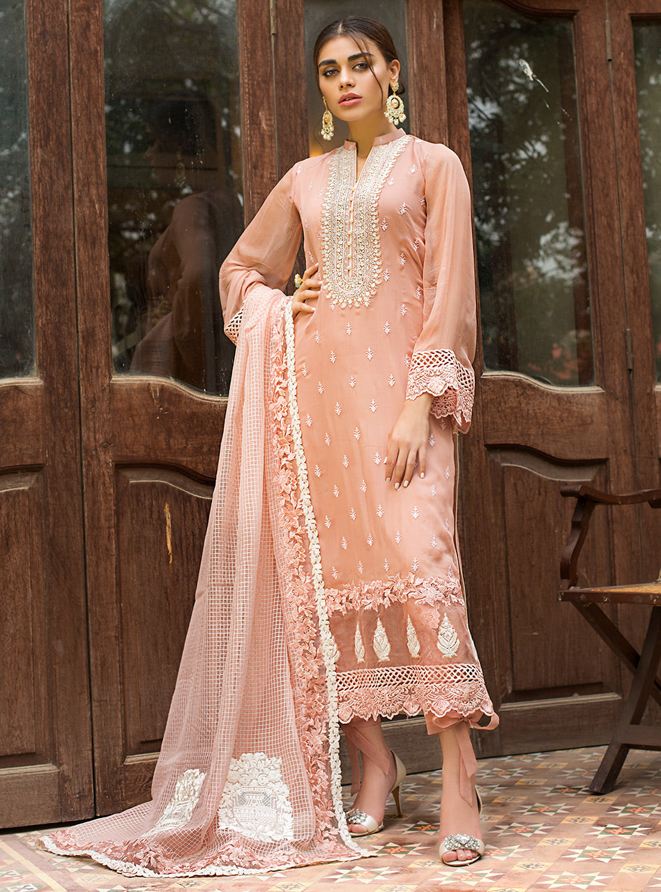 Zainab Chottani | Luxury Pret | BLUSH IMPRESSION by Zainab Chottani - Designer Dress - Type: Ladies Clothes - Available at Libayah - 100% Original