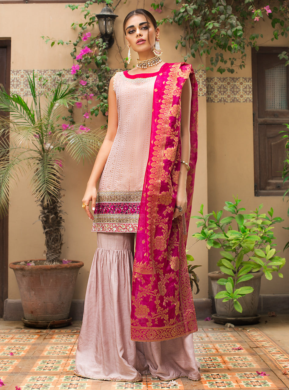 Zainab Chottani | Luxury Pret | MELLOW ROSE by Zainab Chottani - Designer Dress - Type: Ladies Clothes - Available at Libayah - 100% Original