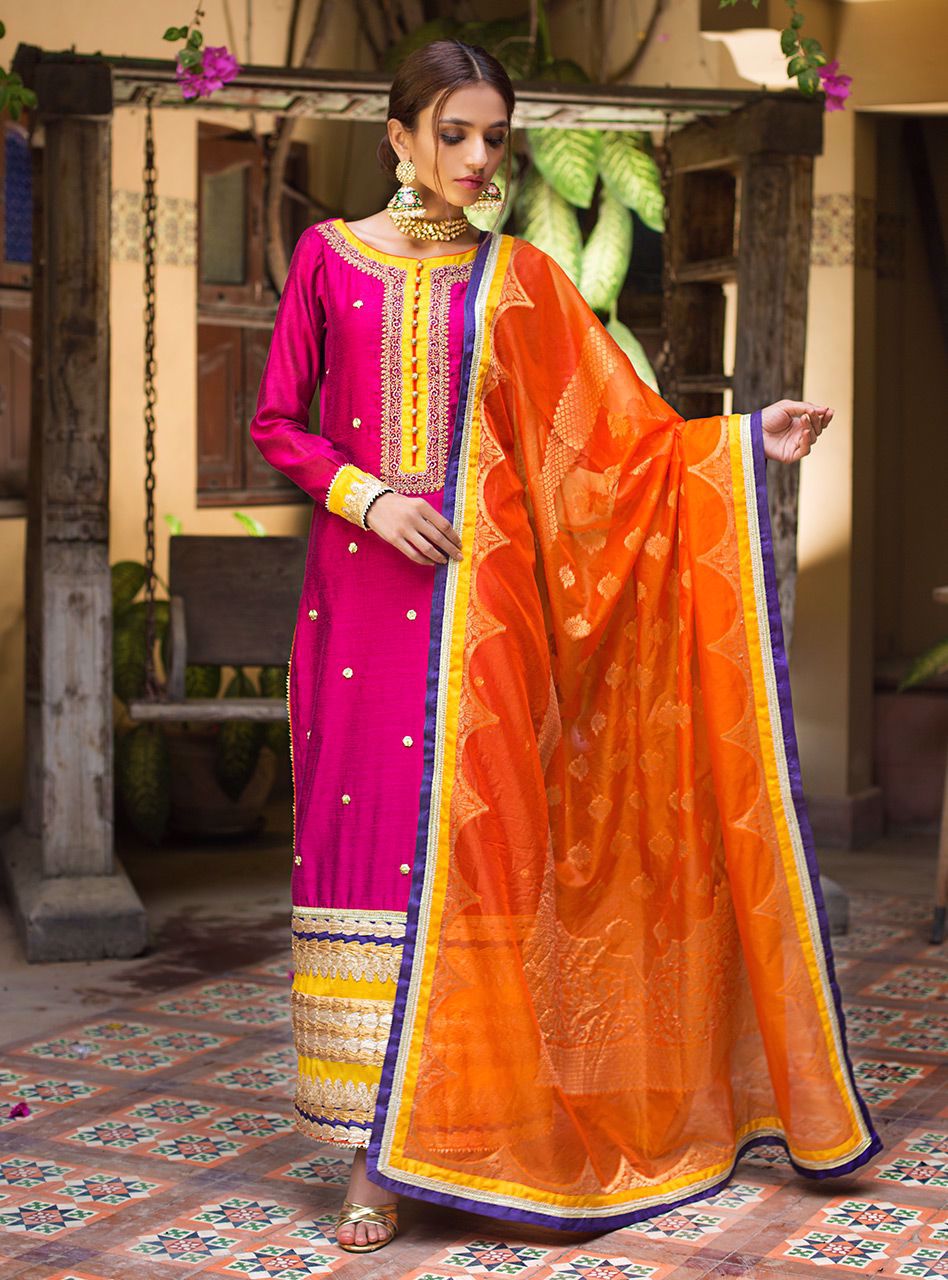 Zainab Chottani | Luxury Pret | HOT PINK RUSH by Zainab Chottani - Designer Dress - Type: Ladies Clothes - Available at Libayah - 100% Original