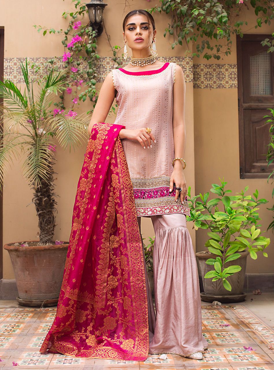 Zainab Chottani | Luxury Pret | MELLOW ROSE by Zainab Chottani - Designer Dress - Type: Ladies Clothes - Available at Libayah - 100% Original