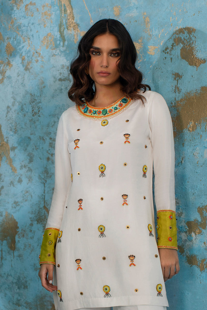 Wardha Saleem | Luxury Pret Fusion Wear | CALL ME NEON by Wardha Saleem - Designer Dress - Type: Ladies Clothes - Available at Libayah - 100% Original