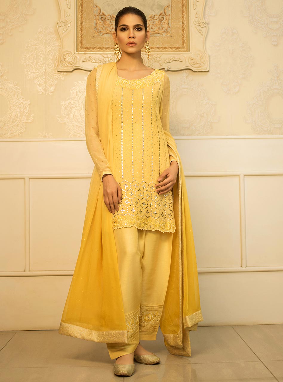 Zainab Chottani | Semi Formals | AMBER OPAL by Zainab Chottani - Designer Dress - Type: Ladies Clothes - Available at Libayah - 100% Original