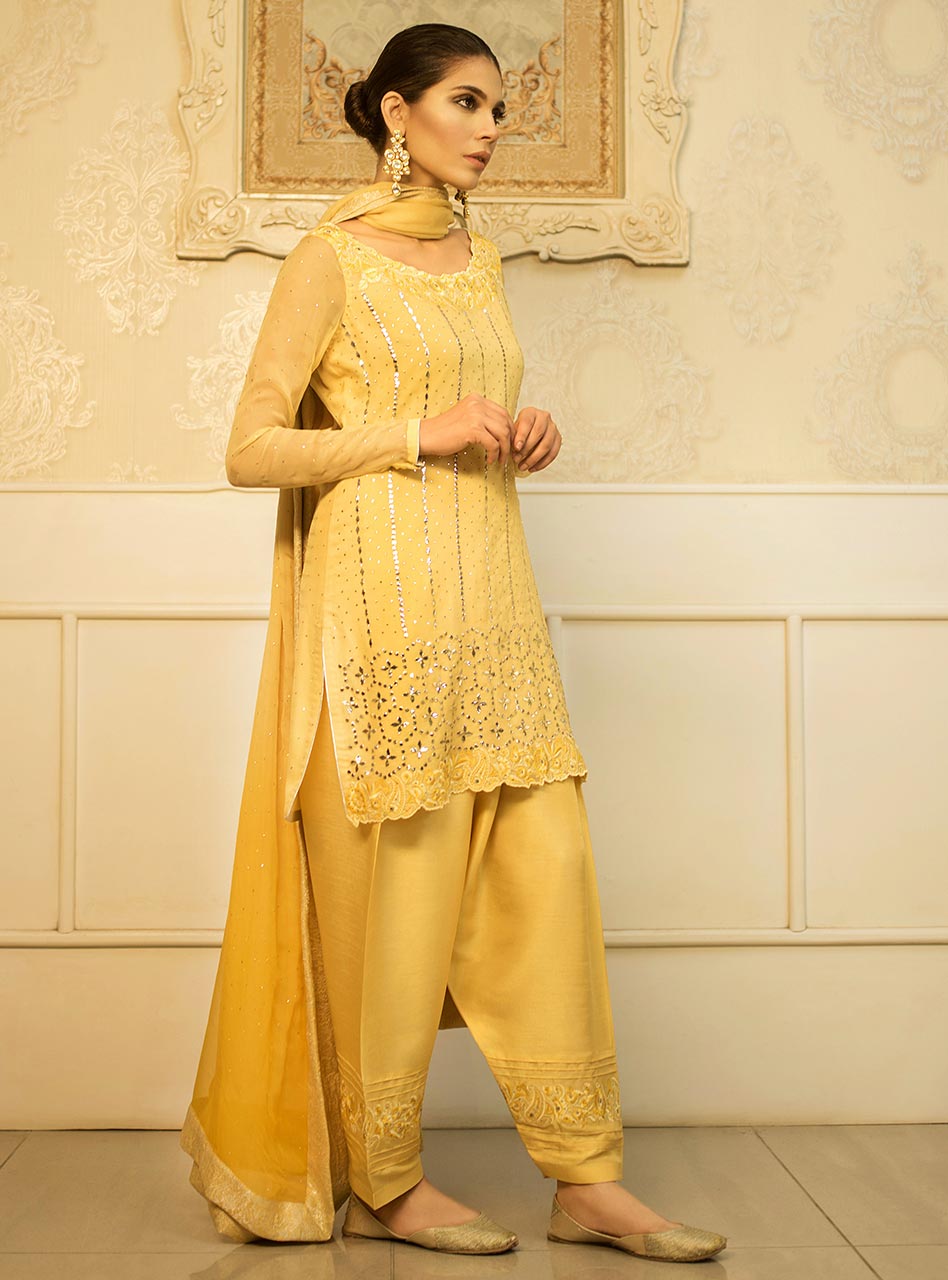 Zainab Chottani | Semi Formals | AMBER OPAL by Zainab Chottani - Designer Dress - Type: Ladies Clothes - Available at Libayah - 100% Original