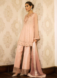 Zainab Chottani | Semi Formals | SILVER ROSALINE by Zainab Chottani - Designer Dress - Type: Ladies Clothes - Available at Libayah - 100% Original