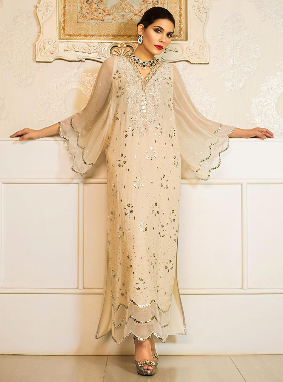 Zainab Chottani | Semi Formals | CRYSTAL DAISY by Zainab Chottani - Designer Dress - Type: Ladies Clothes - Available at Libayah - 100% Original