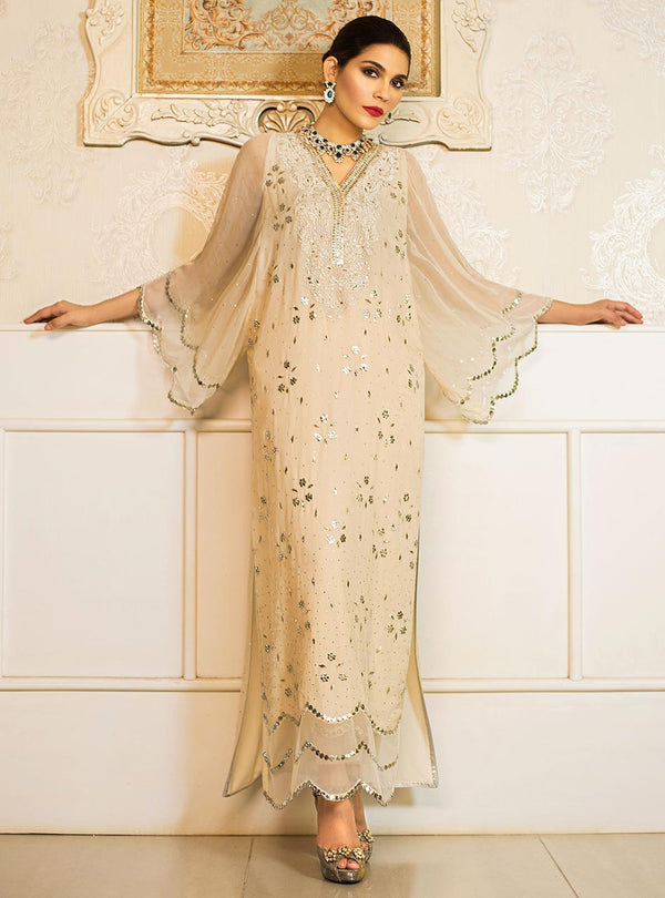 Zainab Chottani | Semi Formals | CRYSTAL DAISY by Zainab Chottani - Designer Dress - Type: Ladies Clothes - Available at Libayah - 100% Original
