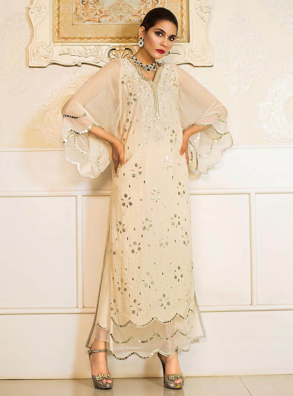 Zainab Chottani | Semi Formals | CRYSTAL DAISY by Zainab Chottani - Designer Dress - Type: Ladies Clothes - Available at Libayah - 100% Original