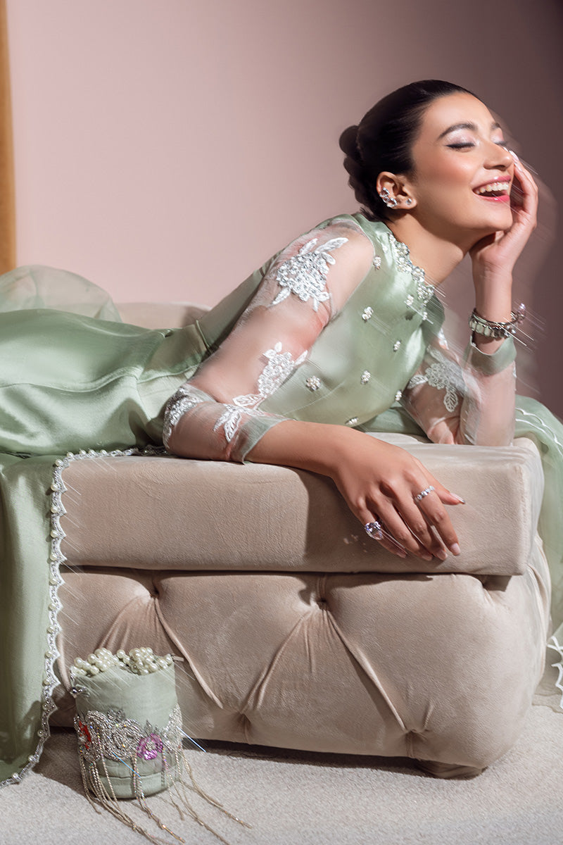 Huate Form | Luxury Pret | Mint Night by Haute Form - Designer Dress - Type: Ladies Clothes - Available at Libayah - 100% Original