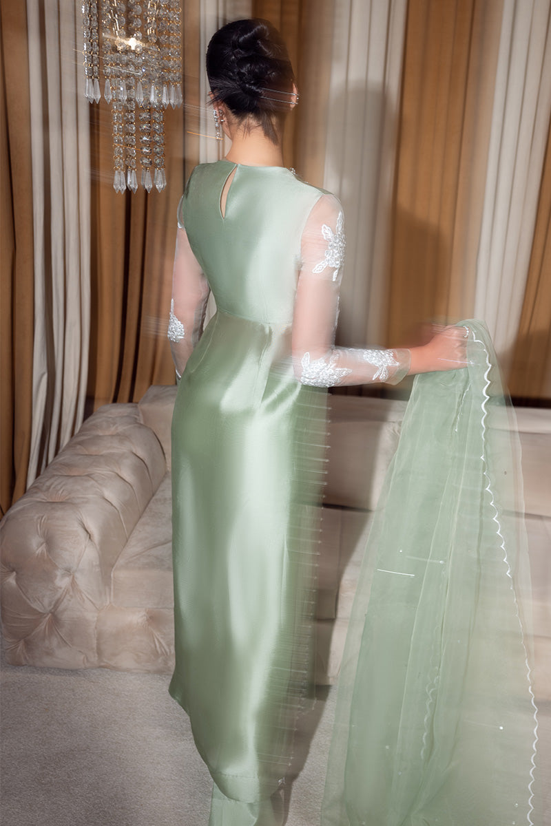 Huate Form | Luxury Pret | Mint Night by Haute Form - Designer Dress - Type: Ladies Clothes - Available at Libayah - 100% Original
