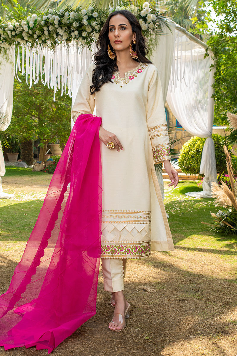 Fatima Khan | Luxury Pret 24 | AMEERA by Fatima Khan - Designer Dress - Type: Luxury - Available at Libayah - 100% Original