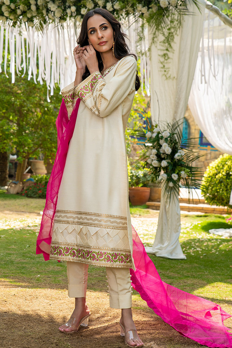 Fatima Khan | Luxury Pret 24 | AMEERA by Fatima Khan - Designer Dress - Type: Luxury - Available at Libayah - 100% Original