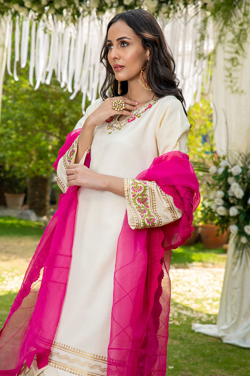 Fatima Khan | Luxury Pret 24 | AMEERA by Fatima Khan - Designer Dress - Type: Luxury - Available at Libayah - 100% Original