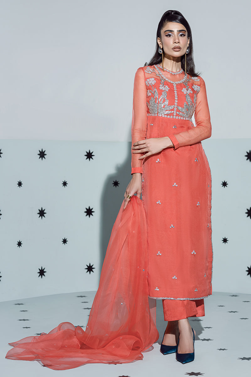 Huate Form | Luxury Pret | Disco Flame by Haute Form - Designer Dress - Type: Ladies Clothes - Available at Libayah - 100% Original