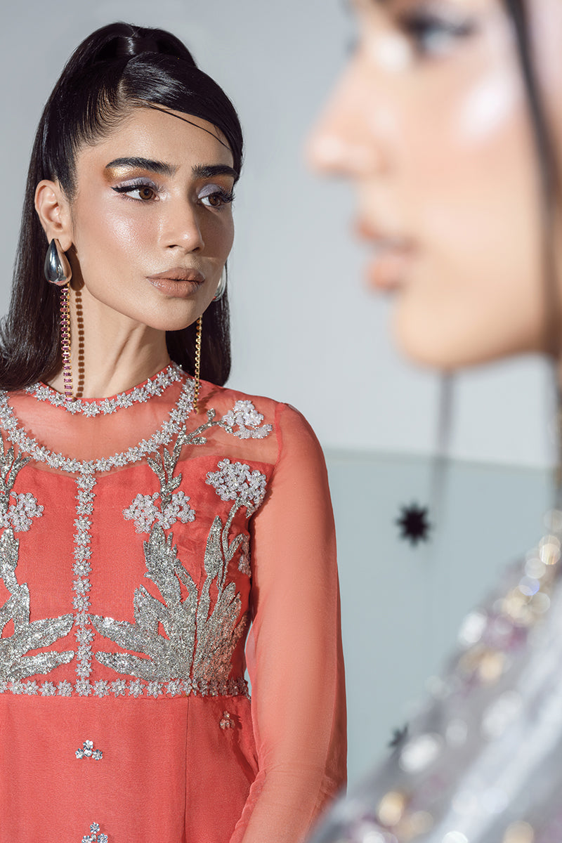 Huate Form | Luxury Pret | Disco Flame by Haute Form - Designer Dress - Type: Ladies Clothes - Available at Libayah - 100% Original